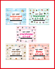 เซต  Key Map สรุปลัดประถมศึกษา